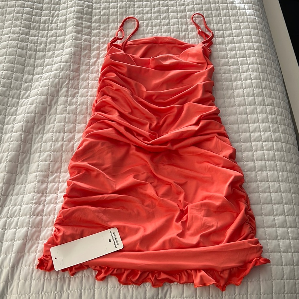 Coral dress